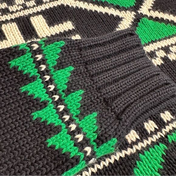 Polo Ralph Lauren Unisex Multi Geometric Shawl Collar Apres Ski Sweater - Picture 3 of 16